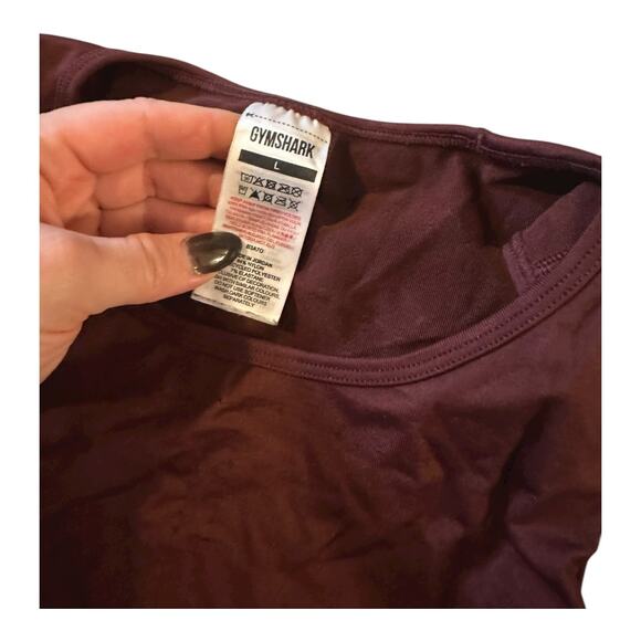 Gymshark Burgundy Seamless Bra Top - Picture 4 of 4